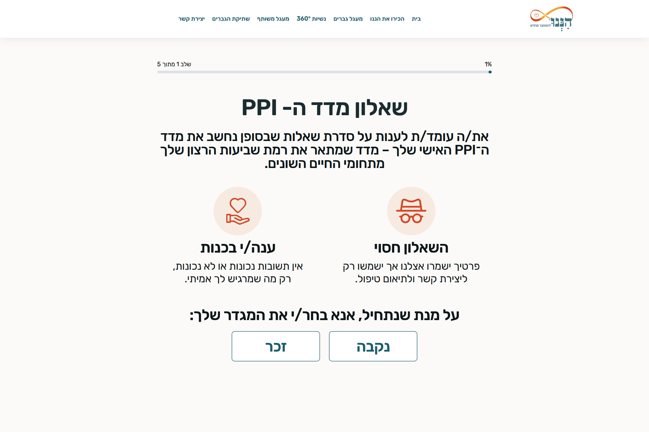 The public PPI questionnaire introduction, without participant responses.